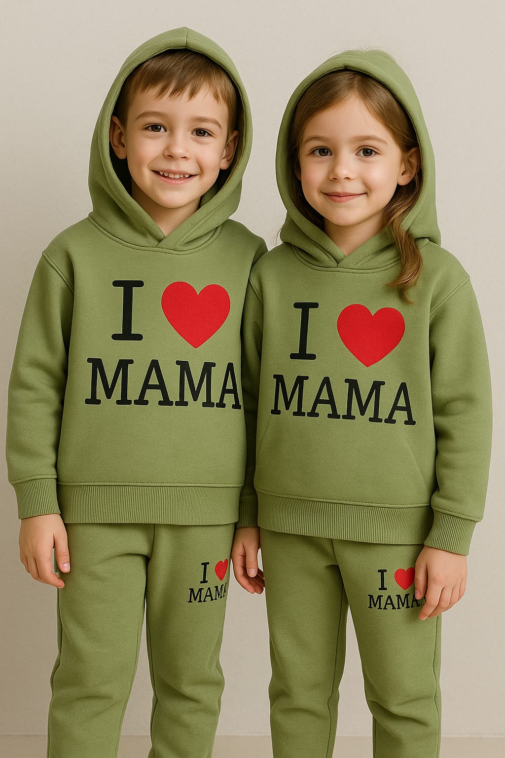Baby Track Suit Hoody (I Love Mama)